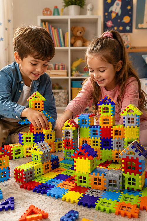 Puzzle City 3D Blok Seti