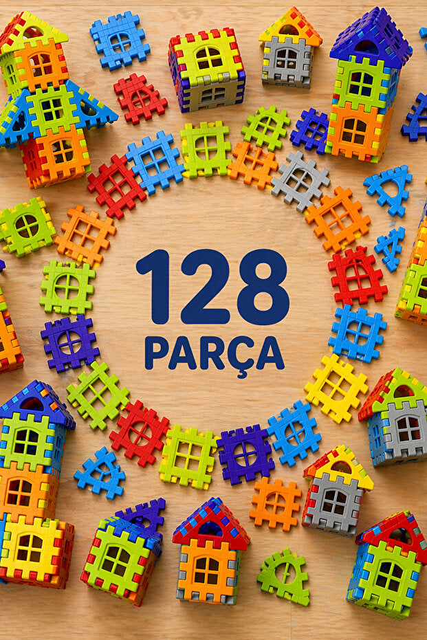 Puzzle City 3D Blok Seti