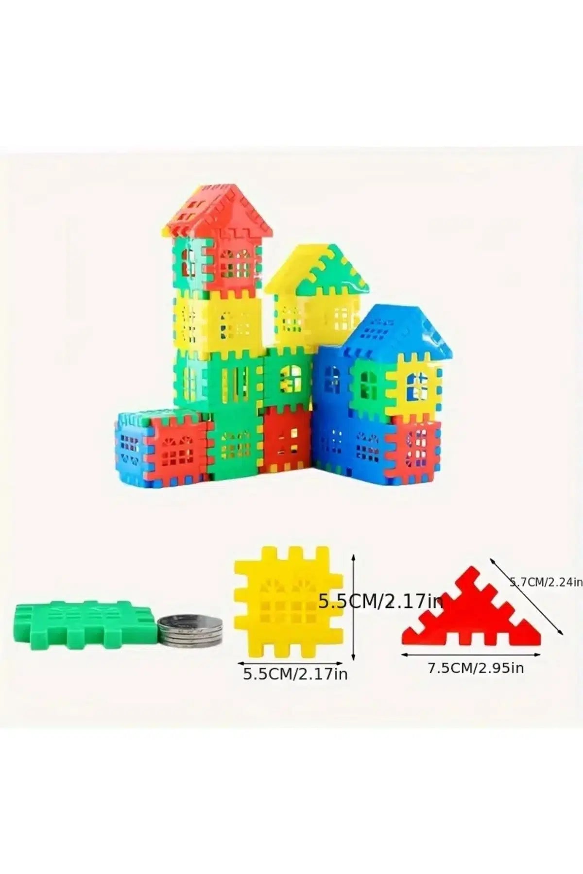 Puzzle City 3D Blok Seti